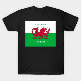 Cymru / Wales - The Welsh Dragon Flag T-Shirt